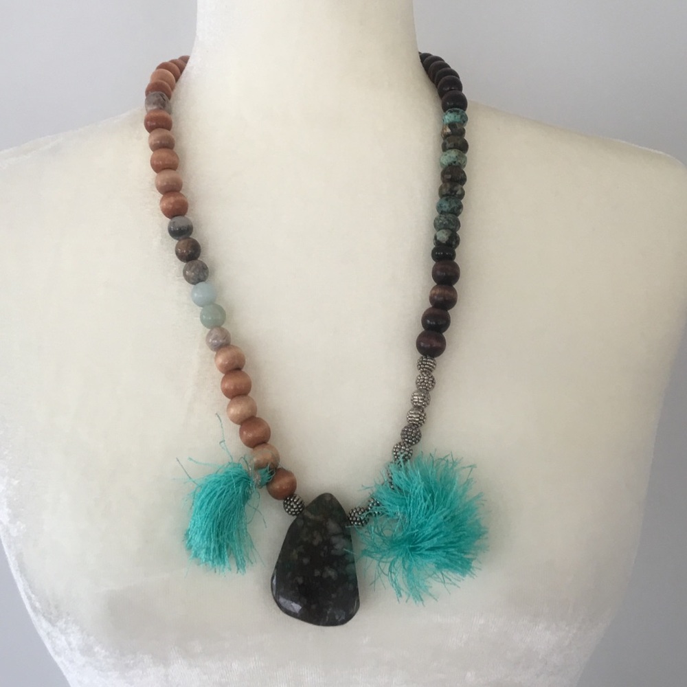 Bohemian Handmade tassel Necklace